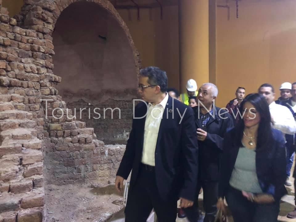 بالصور .. المشاط والعنانى فى جولة بمتحف شرم الشيخ