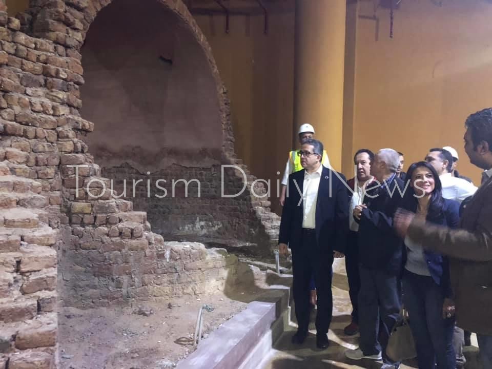 بالصور .. المشاط والعنانى فى جولة بمتحف شرم الشيخ