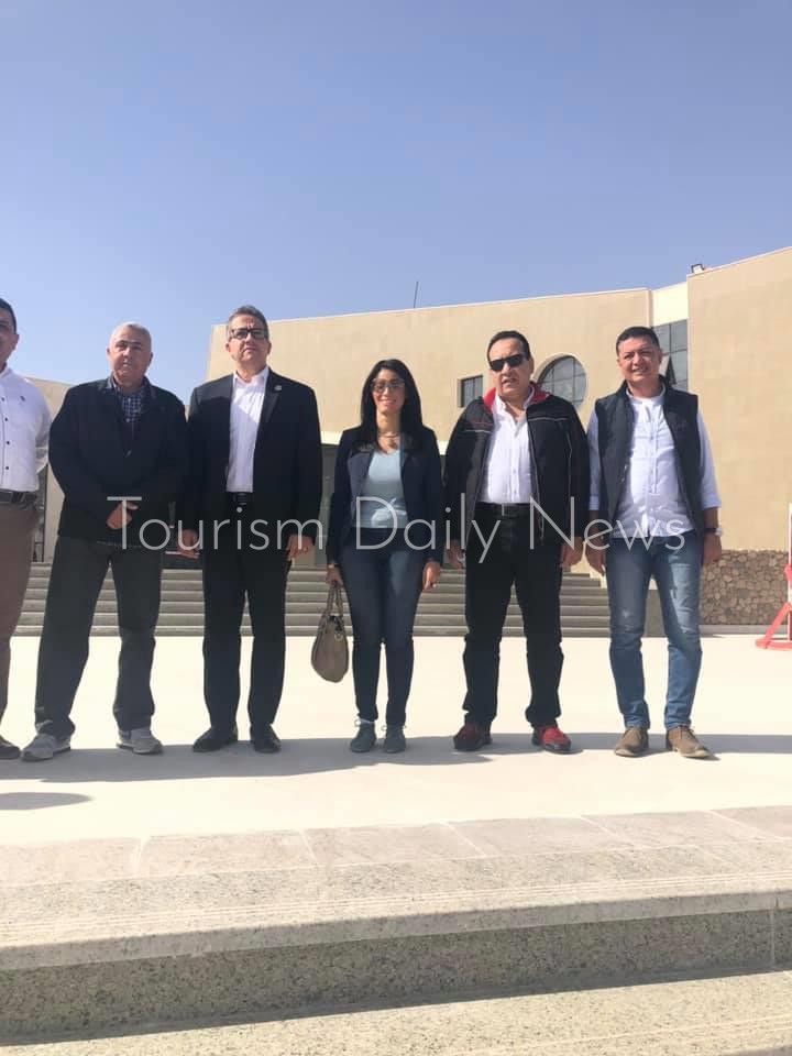 بالصور .. المشاط والعنانى فى جولة بمتحف شرم الشيخ