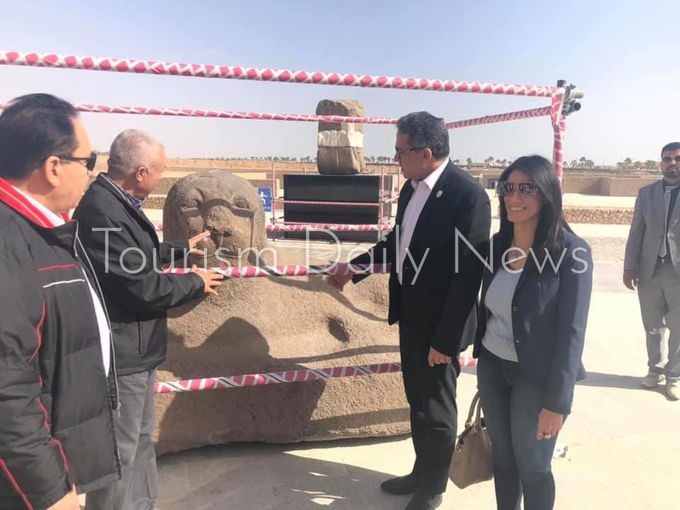 بالصور .. المشاط والعنانى فى جولة بمتحف شرم الشيخ