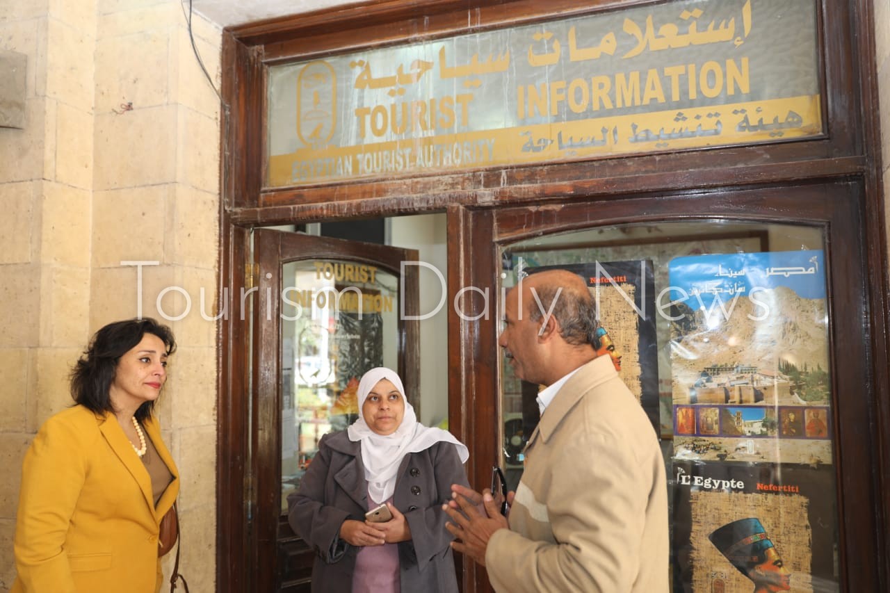 ماذا دار فى جولة نائبة وزير السياحة بمكاتب تنشيط مصر القديمة ومجمع الأديان؟