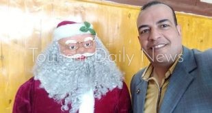 مظاهر احتفالات رأس السنة بنجع حمادى تبهر السياح وبابا نوبل يظهر فى الصعيد