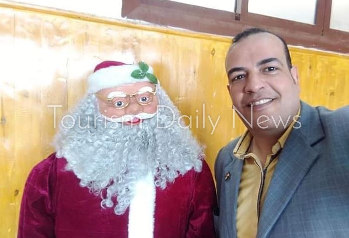 مظاهر احتفالات رأس السنة بنجع حمادى تبهر السياح وبابا نوبل يظهر فى الصعيد