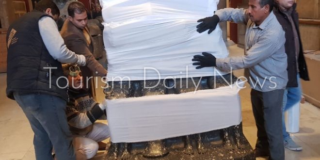 المتحف المصرى الكبير يستقبل 356 قطعة أثرية لملوك وآلهة مصر 