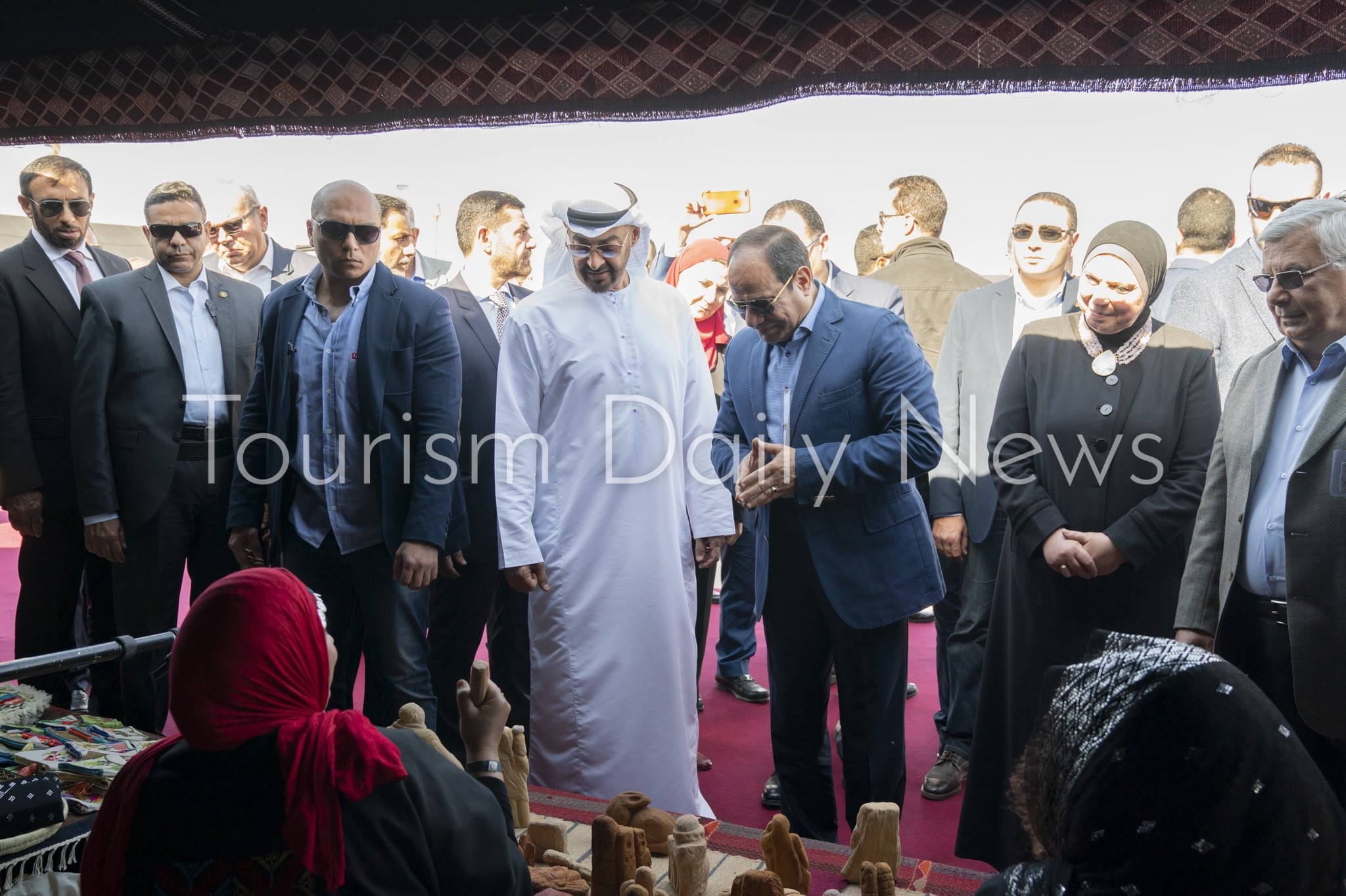 السيسي وولي عهد ابوظبي