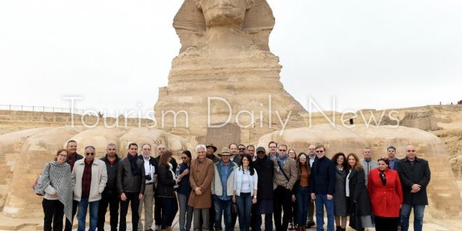 المشاط تصطحب وفد البنك الدولى فى جولة سياحية بالأهرامات والمتحف الكبير