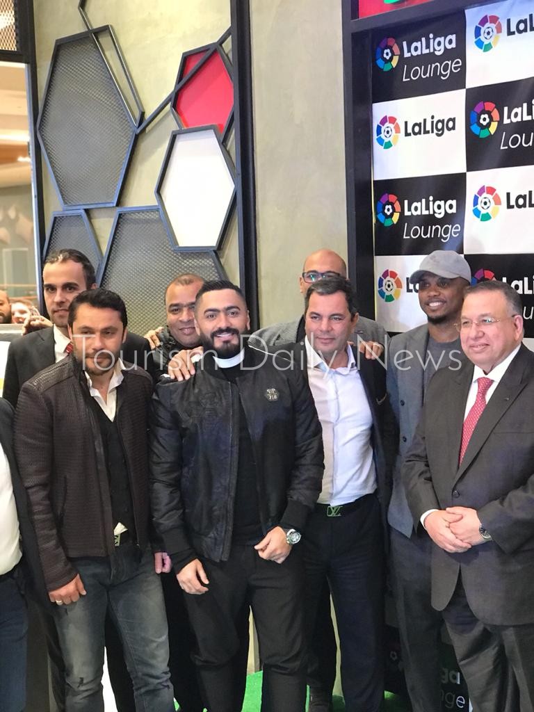 افتتاح مطعم لاليجا لاونج بحضور باقة من كبار نجوم الفن والرياضة