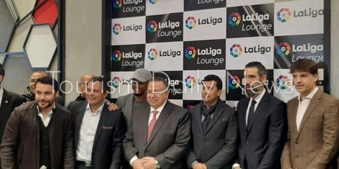 افتتاح مطعم لاليجا لاونج بحضور باقة من كبار نجوم الفن والرياضة