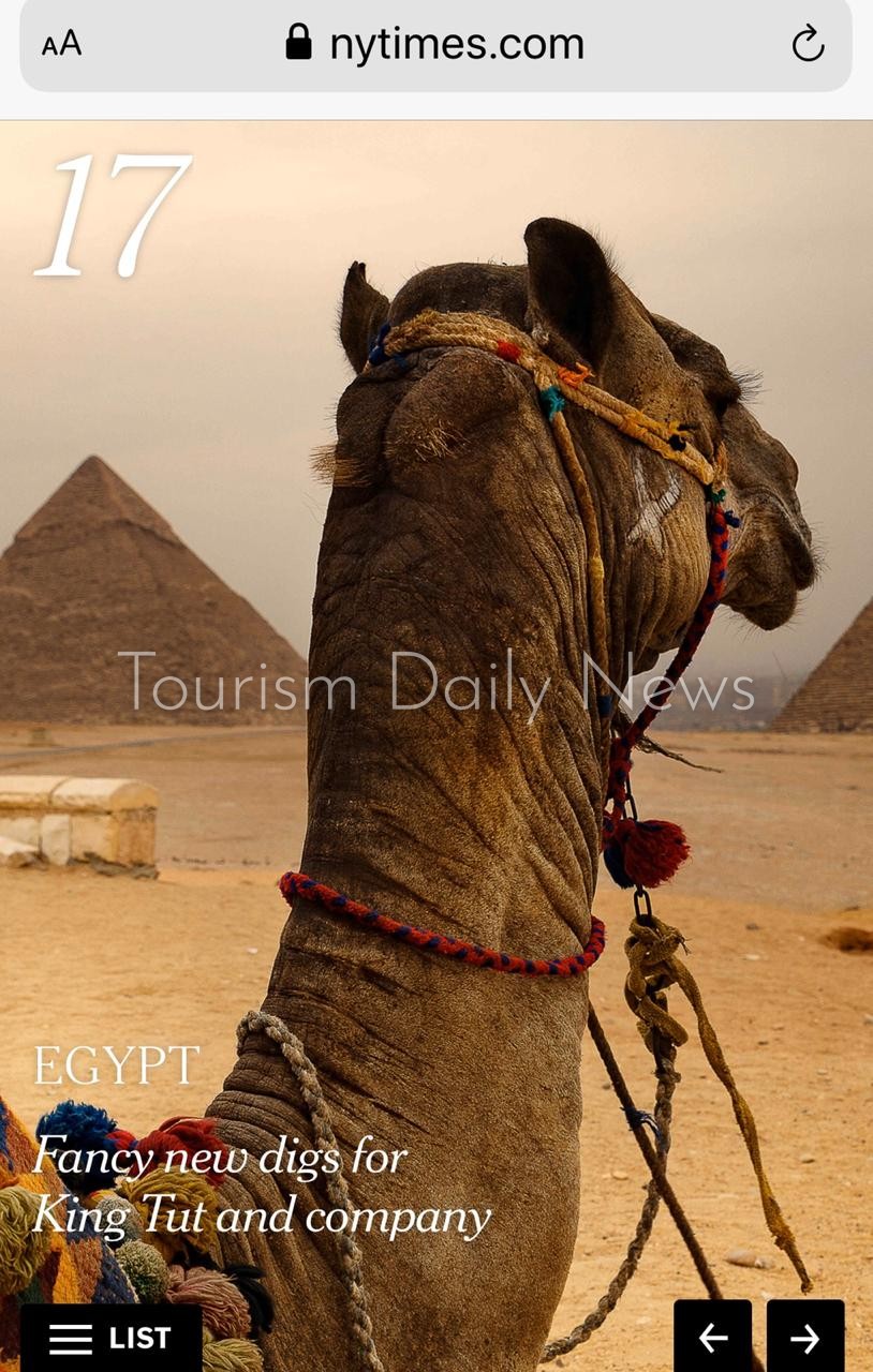 بي بي سي ترافل تختار مصر ضمن أفضل المناطق السياحية لزيارتها عام ٢٠٢٠