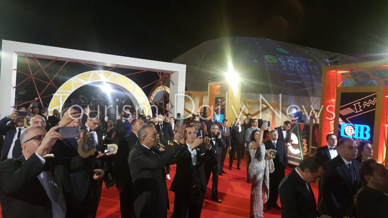 الألعاب النارية تضىء سماء الباتروس سيتادل فى حفل توزيع جوائز الكاف