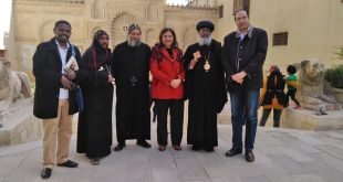 زيارة وفد كنسي من الحبشة إلى المتحف القبطي بالقاهرة