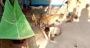 فهد يهاجم سكان قرية بالهند ويثير الرعب بين السكان