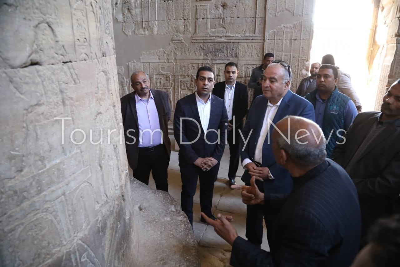قنا نسعي للإستفادة القصوي من المردود الآثري والسياحي لمعبد دندرة