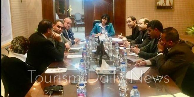 اجتماع تنسيقي مع الوفد المصرى المشارك في معرض بلجراد الدولي للسياحة