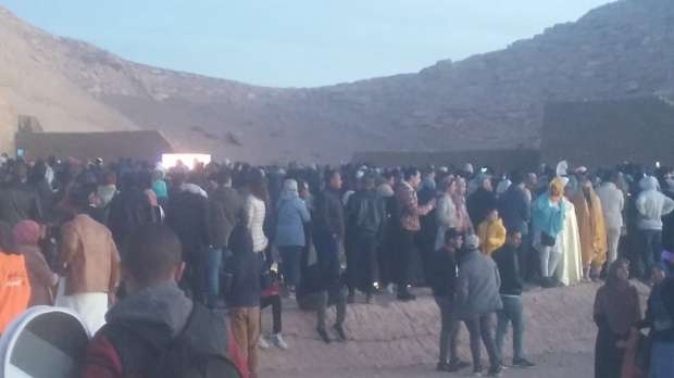 العالم احتفل بتعامد الشمس على وجه رمسيس الثانى بحضور آلاف السياح