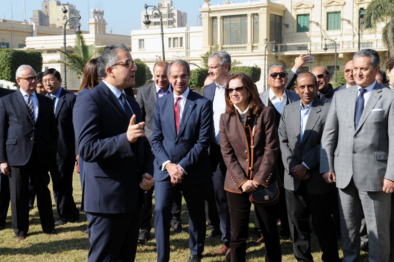 سفراء ٤٠ دولة أجنبية في مصر يزورون قصر عابدين