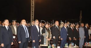 وزيرا الثقافة والسياحة والآثار ومحافظ قنا يفتتحون مهرجان دندرة للموسيقى