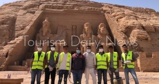 السياحة تبدأ أعمال التعقيم والتطهير للمناطق الأثرية في صعيد مصر