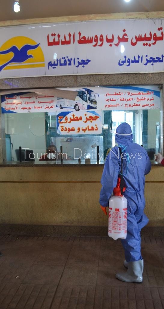 إجراءات وقائية مشددة فى شركات قطاع الأعمال لنقل الركاب لمواجهة كورونا
