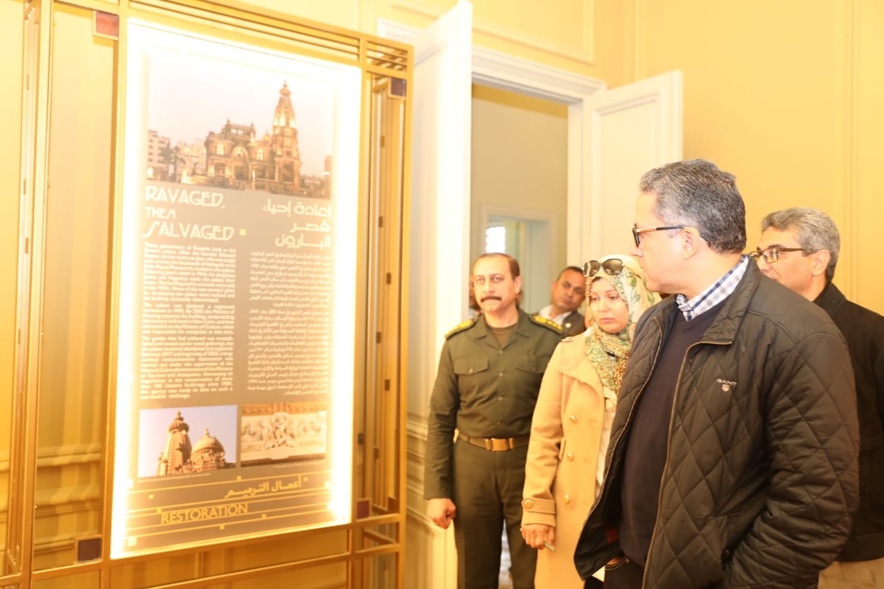 العنانى يتفقد مواقع القاهرة الأثرية بعد كسح مياه الأمطار