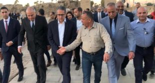 العنانى يفتتح 3 سراديب وبانوراما معبد دندرة علي هامش مهرجان الموسيقي