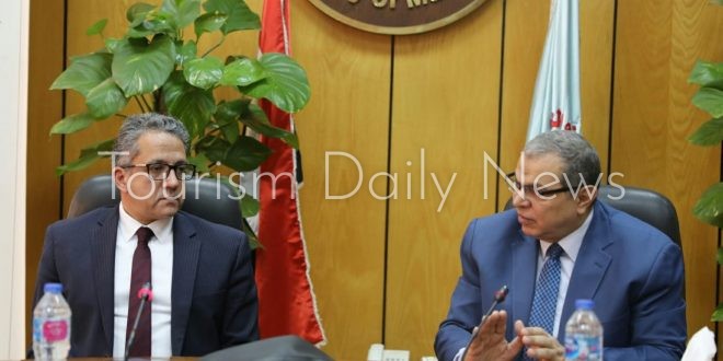  العناني وسعفان يبحثان دعم العاملين بالسياحة والمنشآت المتضررة من كورونا