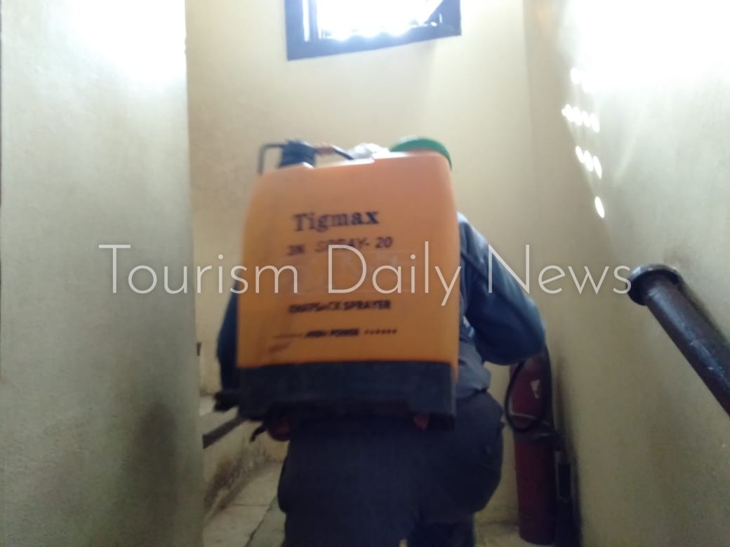 بدء إجراءات تعقيم وتطهير المناطق الآثرية بمدينتي الإسكندرية ورشيد