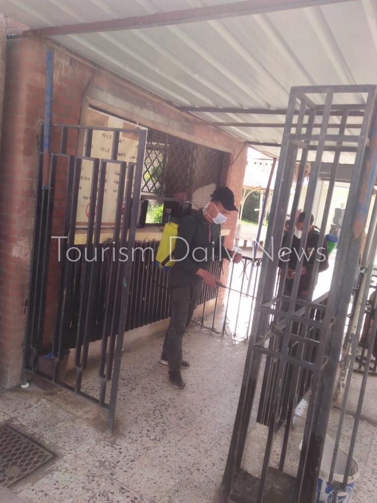 بدء إجراءات تعقيم وتطهير المناطق الآثرية بمدينتي الإسكندرية ورشيد