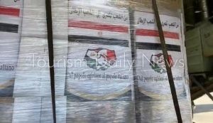 وزيرة الصحة ووفد عسكري يصل الي إيطاليا وتقدم مساعدات طبية 