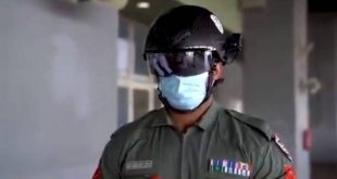 الإمارات تستخدم تقنية الخوذة الذكية للكشف عن حالات الإصابة بكورونا