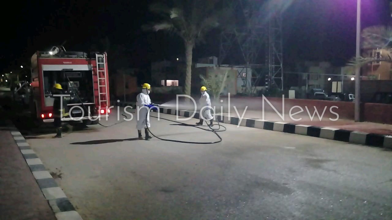 رأس سدر تستكمل أعمال التطهير لمداخل وأحياء المدينة