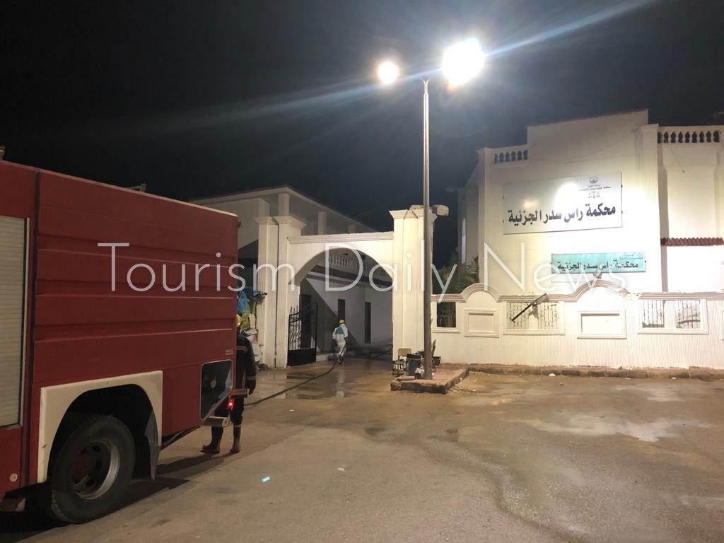 رأس سدر تستكمل أعمال التطهير لمداخل وأحياء المدينة