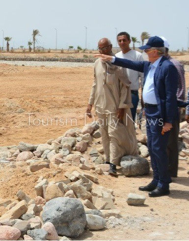 فودة يتفقد أعمال الكورنيش وممشي أهل مصر ومشروعات تنموية بطور سيناء