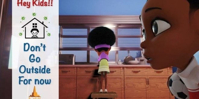 نيجريا تنتج فليم رسوم متحركة لتوعية الأطفال وتشبه كورونا بالوحش الكبير