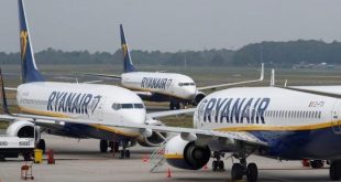 ريان إير الأيرلندية تخسر 185 مليون يورو فى الربع الأول من العام 