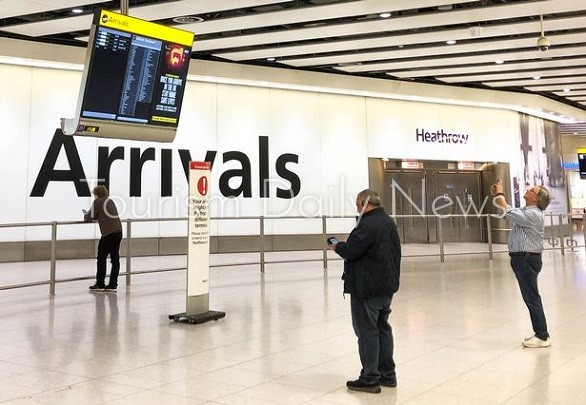 مطار هيثرو البريطانى يفحص الركاب بكاميرات حرارية