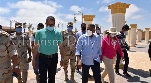 مطروح تتهيأ لاستقبال السياح.. والعنانى يتفقد شواطئ المحافظة