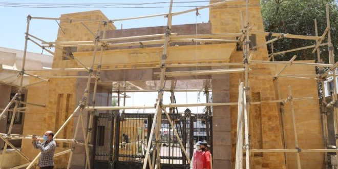 تطوير بوابة مرسى ناصر السياحي والحديقة المتحفية بسوهاج