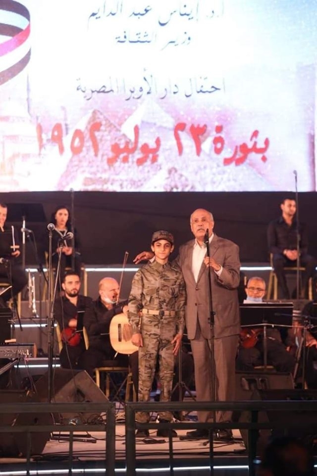 الأوبرا تحتفل بذكرى ثورة يوليو بحضور الدكتورة إيناس عبدالدايم 