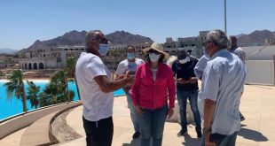 غادة شلبي تتفقد مشروعات هيئة التنمية السياحية فى شرم الشيخ