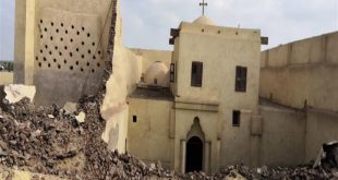 إحالة إنهيار السور الشمالي لكنيسة دير أبو فانا الآثرية للنيابة