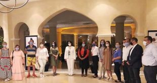 ماذا قالت غادة شلبى لوفد التسوق السياحى لأوكرانيا ؟