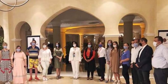 ماذا قالت غادة شلبى لوفد التسوق السياحى لأوكرانيا ؟