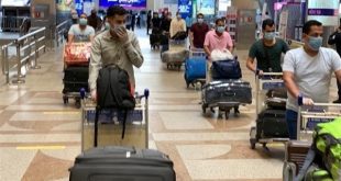 مغادرة 1060 من العالقين المصريين في الكويت الى محافظات