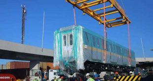 ميناء الإسكندرية يستقبل ثاني قطارات المترو المكيفة للعمل بالخط الثالث