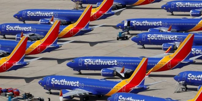 ساوث ويست أيرلاينز الأمريكية تمنع 130 طائرة بوينج من التحليق