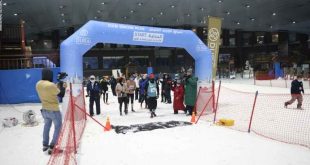 دبى تنظم سباق الجري الثلجي لإنعاش السياحة الرياضية في زمن كورونا