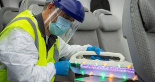 بوينغ تختبر أداة تعقيم الطائرات بالأشعة فوق البنفسجية للحماية من كورونا