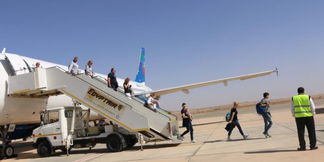 استئناف الرحلات السياحية إلى مطار طابا وأول رحلة من بولندا تصل اليوم1