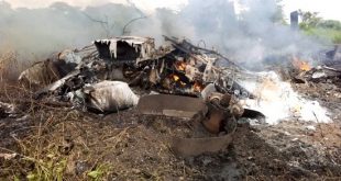 تحطم طائرة بعد إقلاعها من مطار جوبا ومصرع 4 ومصير بقية الركاب مجهول